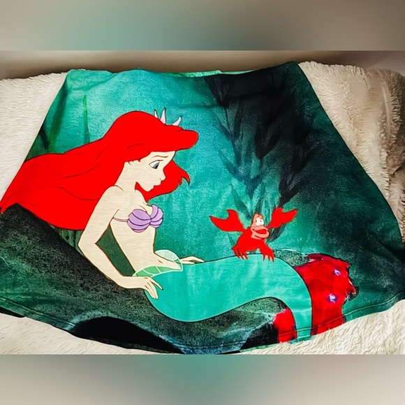 Hot Topic Disney The Little Mermaid Ariel Sea Tank Skater Dress, Size XL - Picture 4 of 6